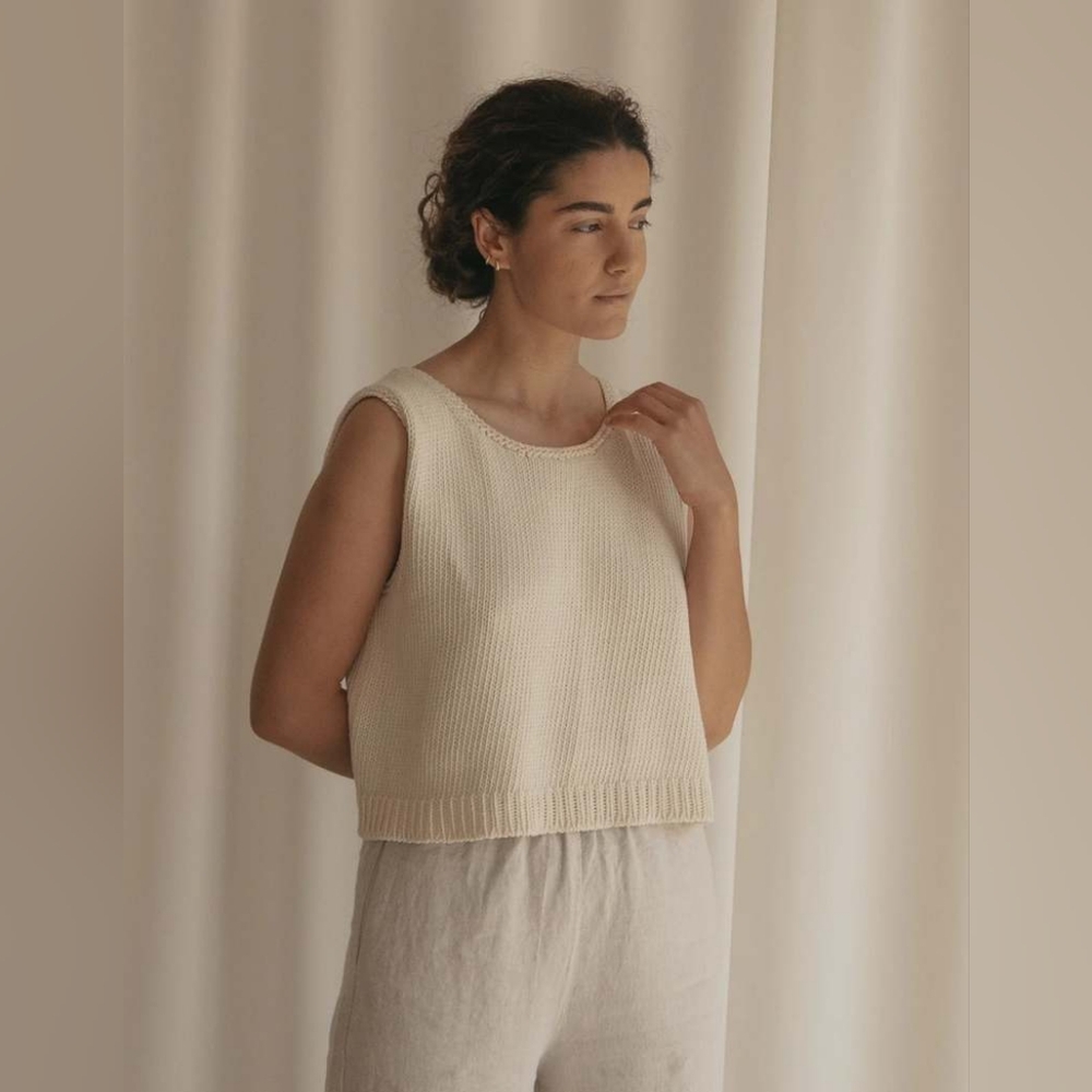 Gillian Stevens - Cozy Knit Cream Pants